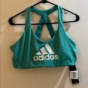 Teal Adidas Sports Bra
